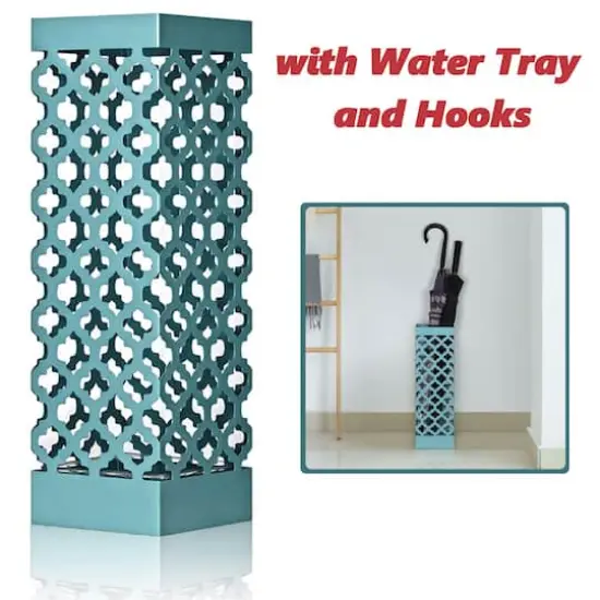 NEX&trade; Blue Square Umbrella Stand Rack {5}