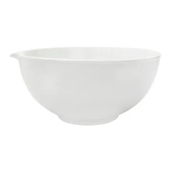 Hello Honey® 16" Antique White Reproduction Ceramic Batter Bowl {1}
