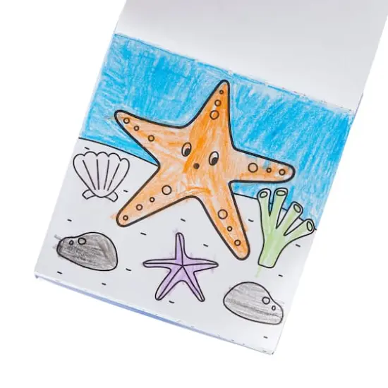 OOLY Sea Life Carry Along Crayon & Coloring Book Kit, 10ct. {3}