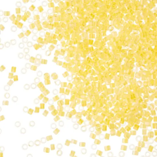 Miyuki Delica Glass Round Seed Beads, 11/0 Sun Glow Neon {1}