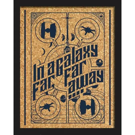 RoomMates Star Wars&trade; Galaxy Far Far Away Cork Wall Art {1}