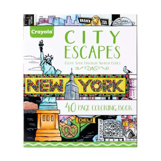 Crayola&reg; City Escapes Around the World Coloring Book {1}