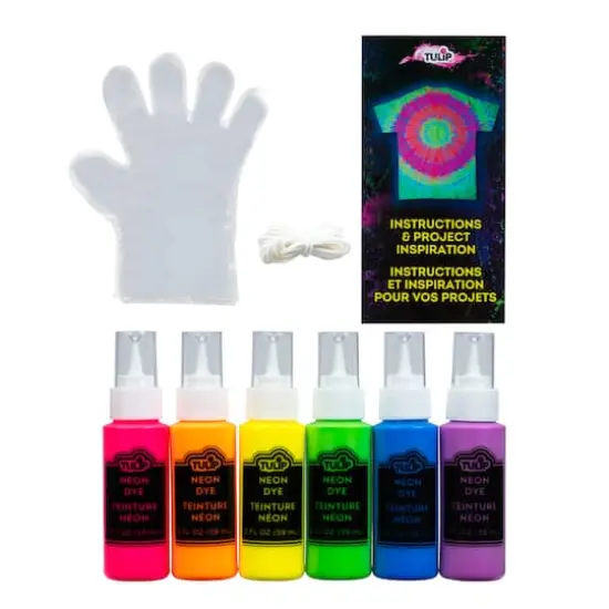 Tulip&reg; 6 Color Neon Tie Dye Kit {3}