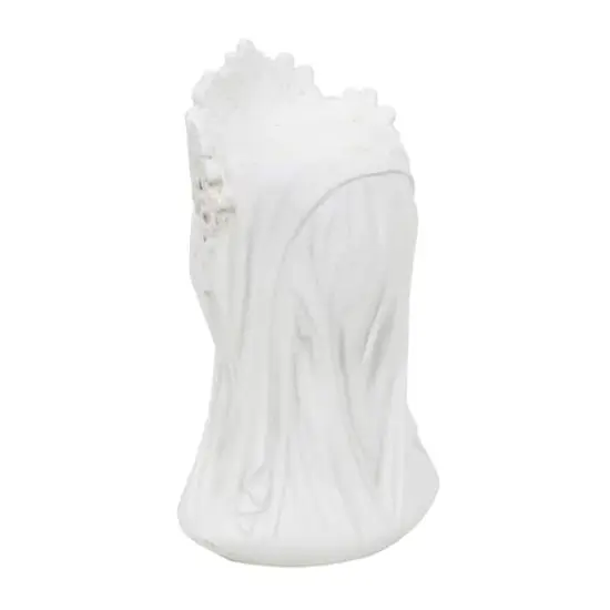 10" Skull with Veil Pillar Candle Holder by Ashland&reg; {3}
