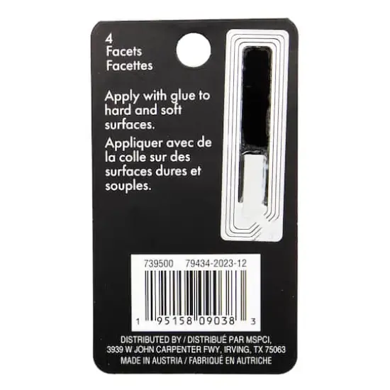 3.7mm Crystal Baguette Glue-On Austrian Crystals by Bead Landing&trade;, 10ct. {5}