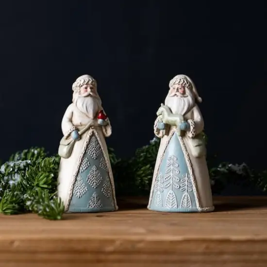 5" Winter Santa Figurine Set {3}