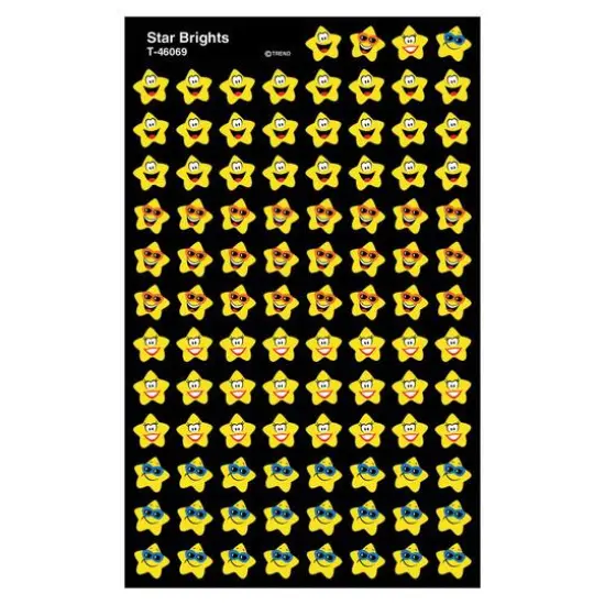 Trend Enterprises® superShapes Star Brights Stickers, 6 Packs of 800ct. {3}