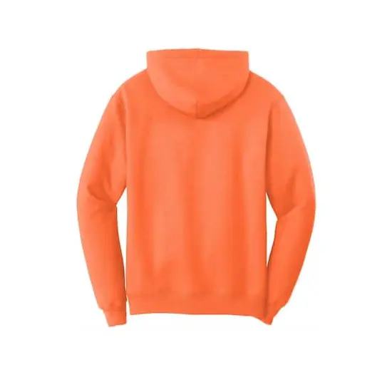 Port & Company® Neon Core Fleece Pullover Hooded Sweatshirt Neon Orange {5}