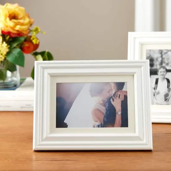 5 Pack Lifestyles 4" x 6" White Frame with Mat by Studio D&eacute;cor&reg; {3}