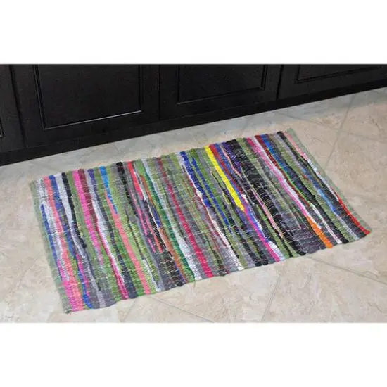 DII&reg; Multicolor Rag Rug, 2.25ft. x 6ft. {6}