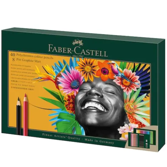 Faber-Castell Polychromos & Graphite Matte 48-Piece Gift Set {1}