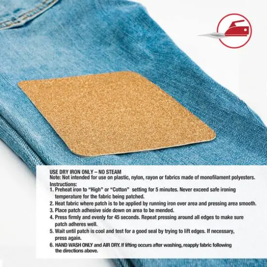 SINGER&reg; Decorative Glitter & Denim DIY Iron-On Fabric Patch Kit with Scissors {10}