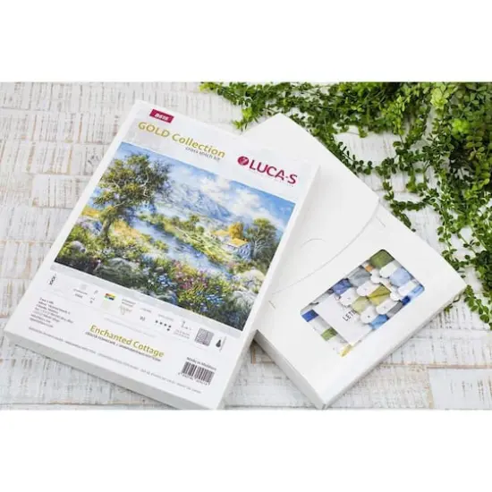 Luca-s Enchanted Cottage Counted Cross Stitch Kit {4}
