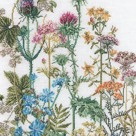 Thea Gouverneur Herbs Cross Stitch Kit {4}