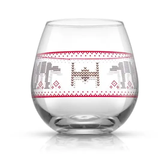 JoyJolt® Star Wars™ 15oz. Ugly Sweater Collection Stemless Drinking Glass, 4ct. {5}