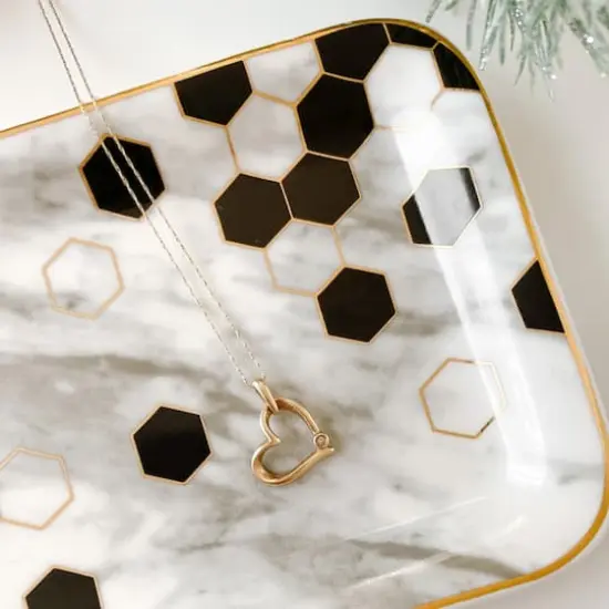 Kate Aspen&reg; Marble Trinket Dish {9}