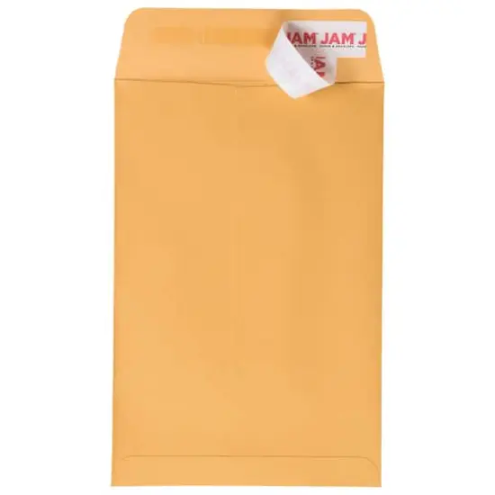 JAM Paper 6" x 9" Brown Kraft Manila Open End Catalog Envelopes {4}