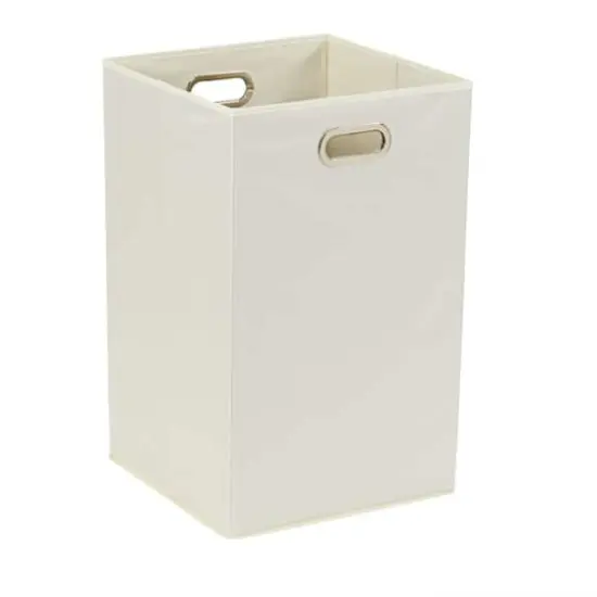 Household Essentials 23" Folding Laundry Hamper White {1}