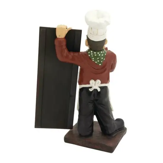 3ft. Multi Polystone Traditional Chef Chalkboard Sign {4}