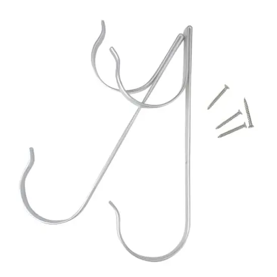 Pool Central 8.5" Silver Pole Hangers Set {5}