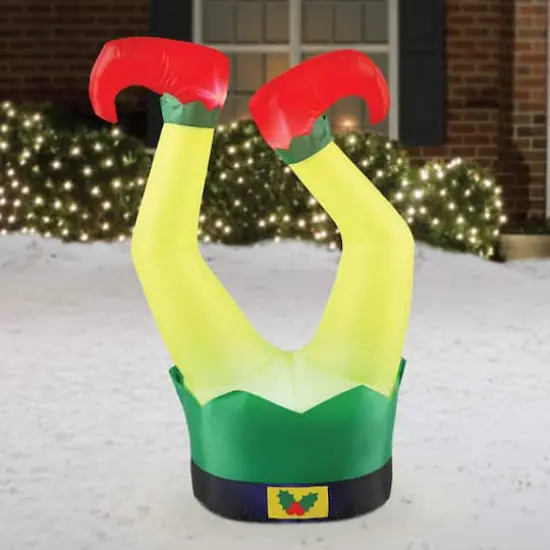 3.5ft. Inflatable Elf Legs {6}