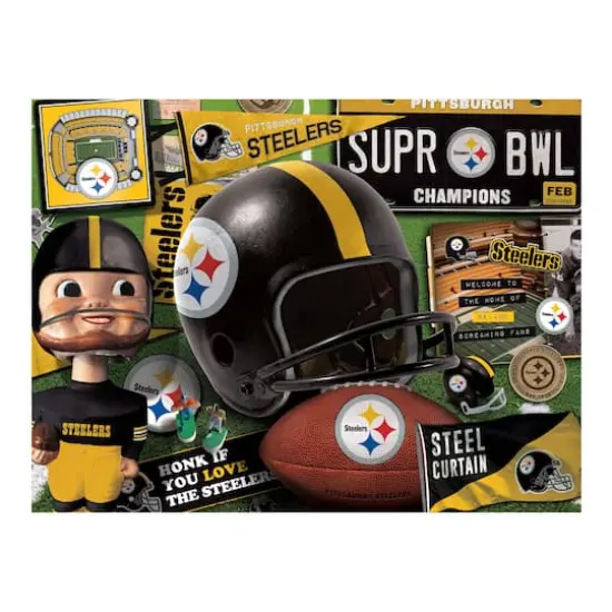 NFL Retro Series 500 Piece Puzzle Pittsburgh Steelers {5}