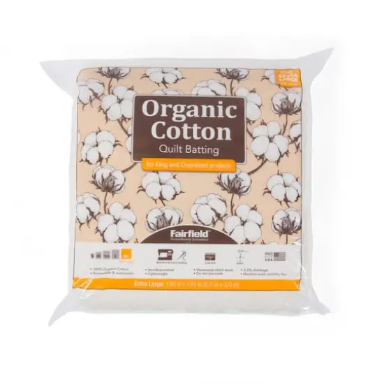 Fairfield&trade; Organic Cotton Quilt Batting,120" x 120" {1}