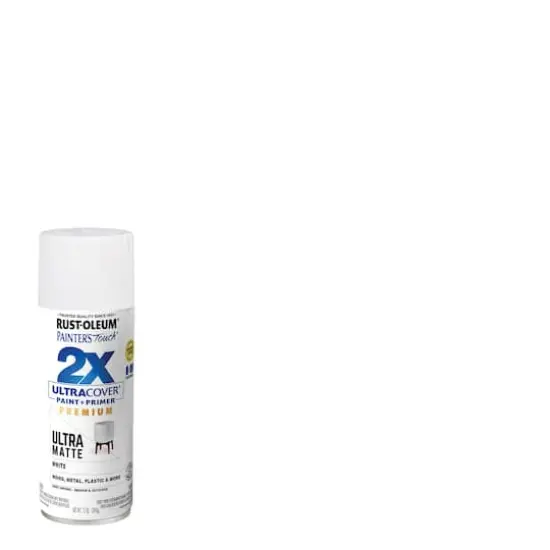 Rust-Oleum&reg; Painter's Touch&reg; 2X Ultra Matte Paint & Primer Spray White {3}