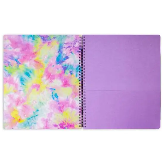 Steel Mill & Co.&reg; Tie Dye Large Spiral Notebook {4}
