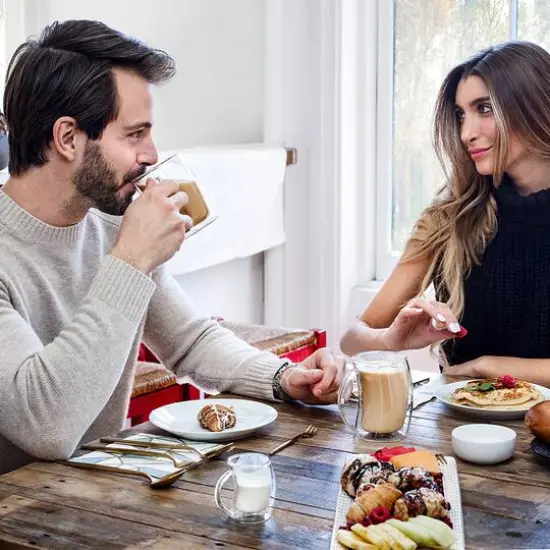 JoyJolt&reg; 5.4oz. Caleo Double Wall Espresso Glasses, 4ct. {5}