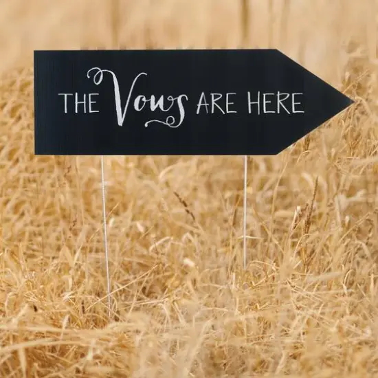 Hortense B. Hewitt Co.&trade; Vows are Here Yard Sign {3}