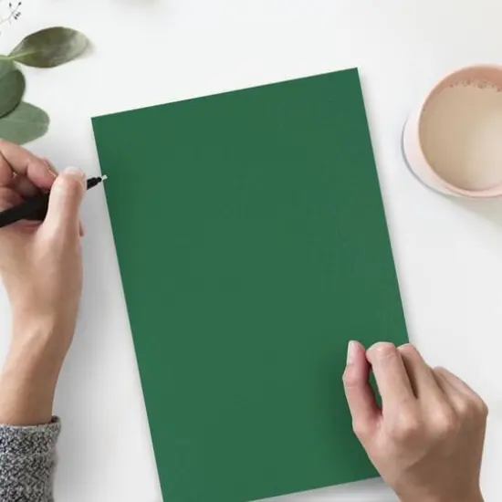 JAM Paper 8.5" x 14" 80lb. Matte Cover Cardstock Pack, 50 Sheets Dark Green {4}