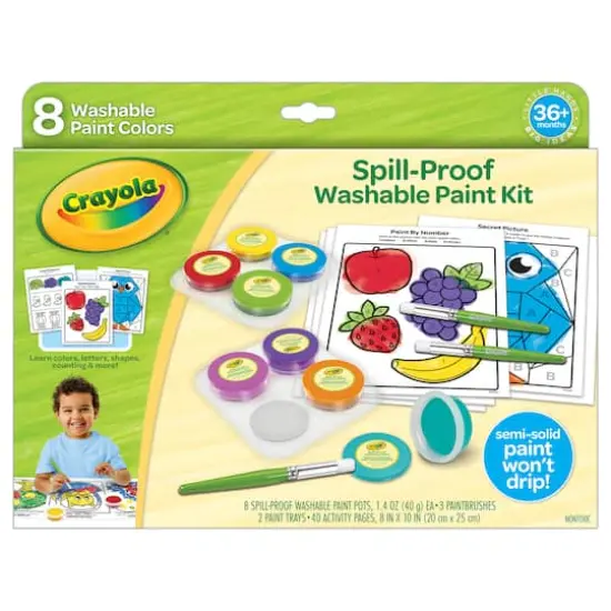 Crayola&reg; Spill-Proof Washable Paint Kit {1}