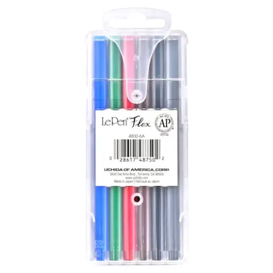 Marvy&reg; Uchida LePen&reg; Flex 6 Primary Pen Set {6}