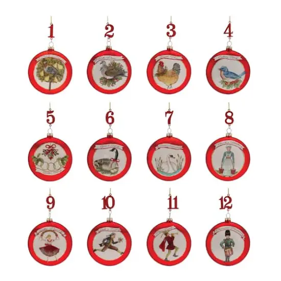 Twelve Days of Christmas Ornament Set {1}