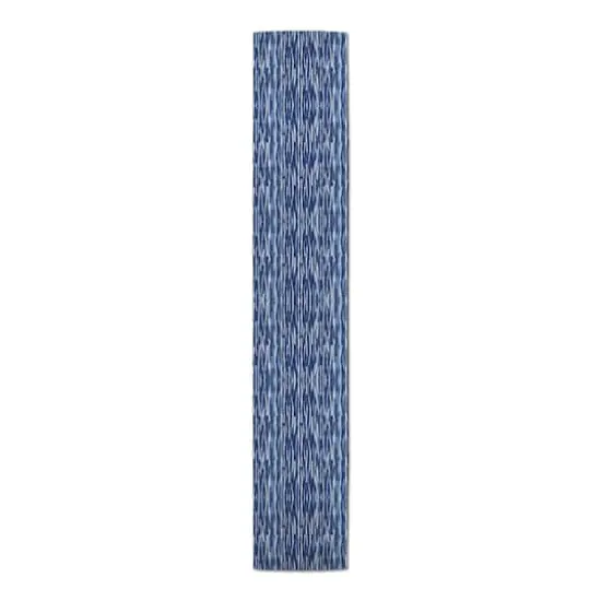Indigo Reeds Twill Table Runner {4}