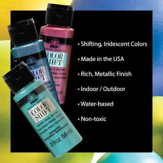 FolkArt® Color Shift Gloss Acrylic Craft Paint 8 Color Set {4}