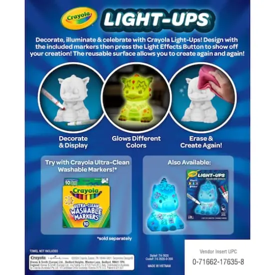 Crayola&reg; Light-Ups Recolorable Dragon {4}