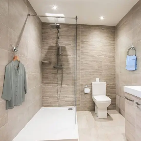 Stainless Steel Towel Ring & Toilet Paper Holder Set Silver {5}