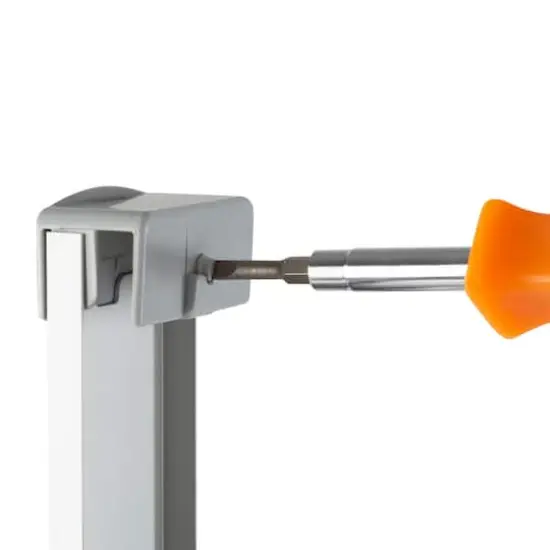 Bath Bliss Adjustable Rust Proof Aluminum 2 Tier Glass Door Shower Caddy {5}