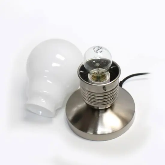 Simple Designs Edison Style Idea Bulb Mini Touch Desk Lamp {7}