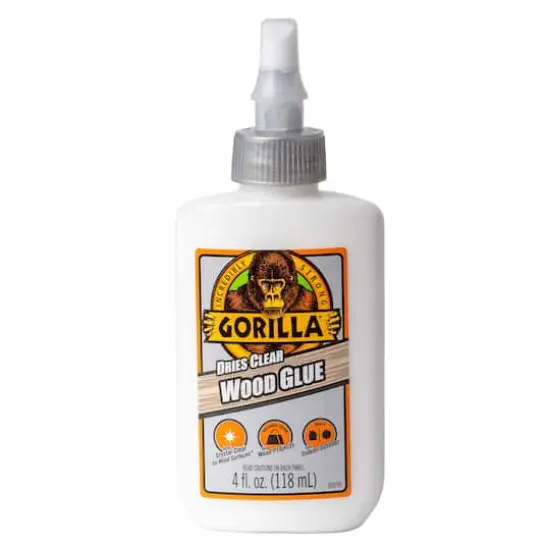 Gorilla Glue&reg; 4oz. Dries Clear Wood Glue {1}