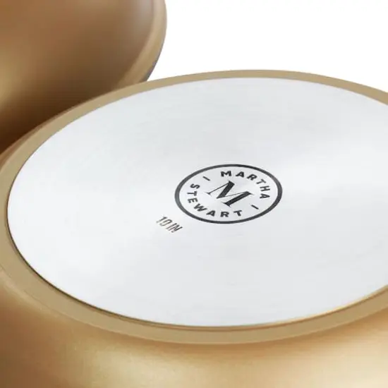 Martha Stewart Copper 12 Piece Hard Anodized Nonstick Aluminum Cookware Set {4}