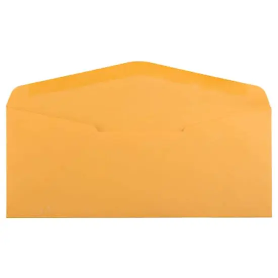 JAM Paper 4.125" x 9.5" Brown Kraft Manila Business Envelopes, 100ct. {3}