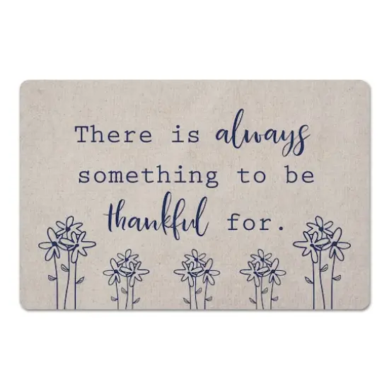 Be Thankful Florals 27" x 18" Floor Mat {4}