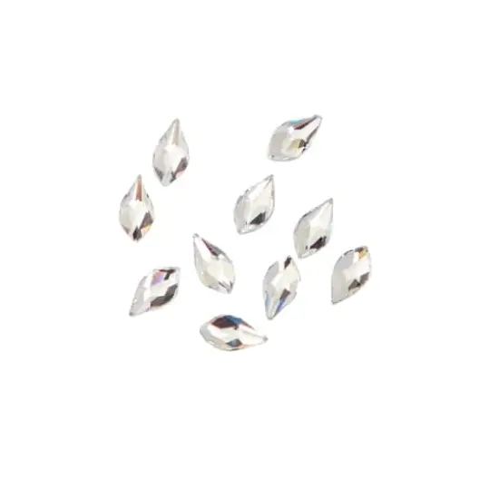 7.5mm Crystal Flame Glue-On Austrian Crystals by Bead Landing&trade;, 10ct. {1}