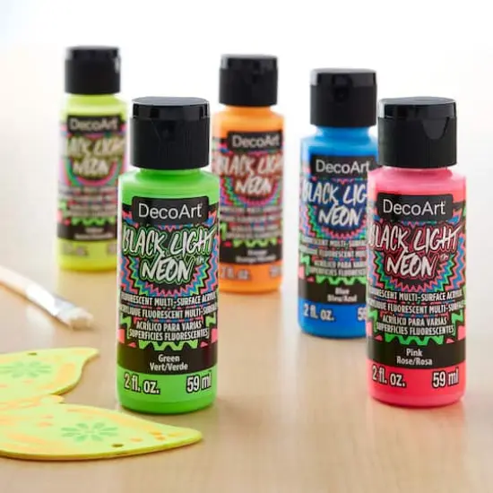 DecoArt&reg; Black Light Neon&trade; Set {3}