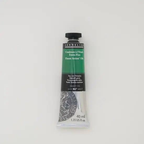 Sennelier Artists' Oil Color, 40mL 847 Emerald Green S2 {1}