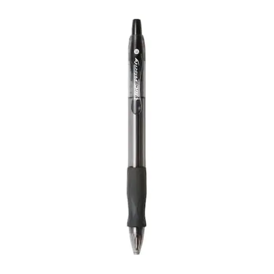 BIC&reg; Glide&trade; Bold Black 1.6mm Retractable Ball Point Pen, 12ct. {5}
