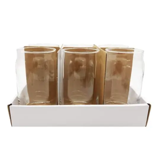 16oz. Clear Glass Cans by Ashland&reg;, 6ct. {4}